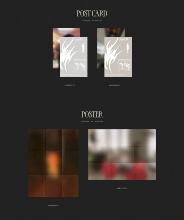 SUGA (BTS) - 1st Solo Album [D-DAY] (1 black ) kaeguli kpop shop albums and merchandise