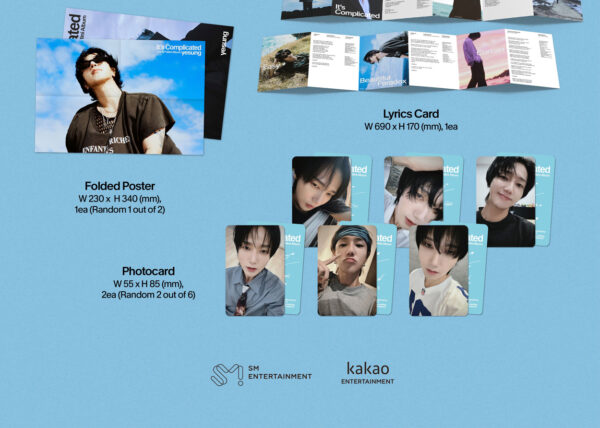 YESUNG (SUPER JUNIOR) - 6th Mini Album [It's Complicated] (Feelings Ver.) kaeguli kpop shop albums and merchandise