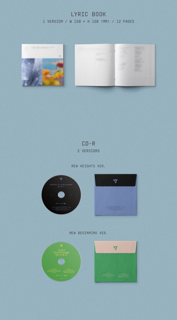 SEVENTEEN - 4th Album Repackage [SECTOR 17] (2 TYPE Random) kaeguli kpop shop albums and merchandise