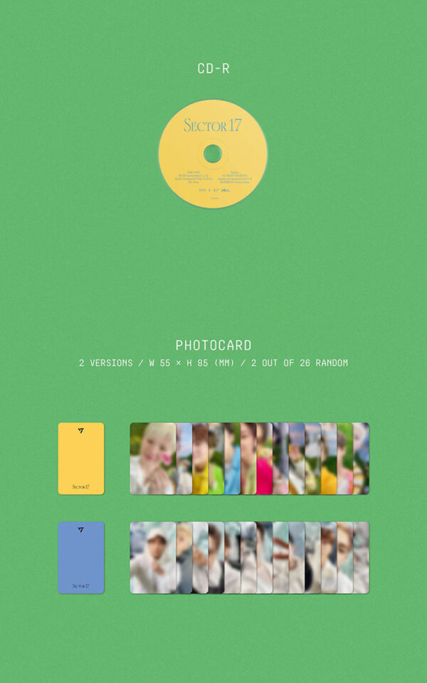 SEVENTEEN - 4th Album Repackage [SECTOR 17] (COMPACT Ver.) (14 TYPE Random) kaeguli kpop shop albums and merchandise