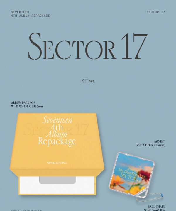 SEVENTEEN - 4th Album Repackage [SECTOR 17] (KiT Ver.) (battery included) kaeguli kpop shop albums and merchandise