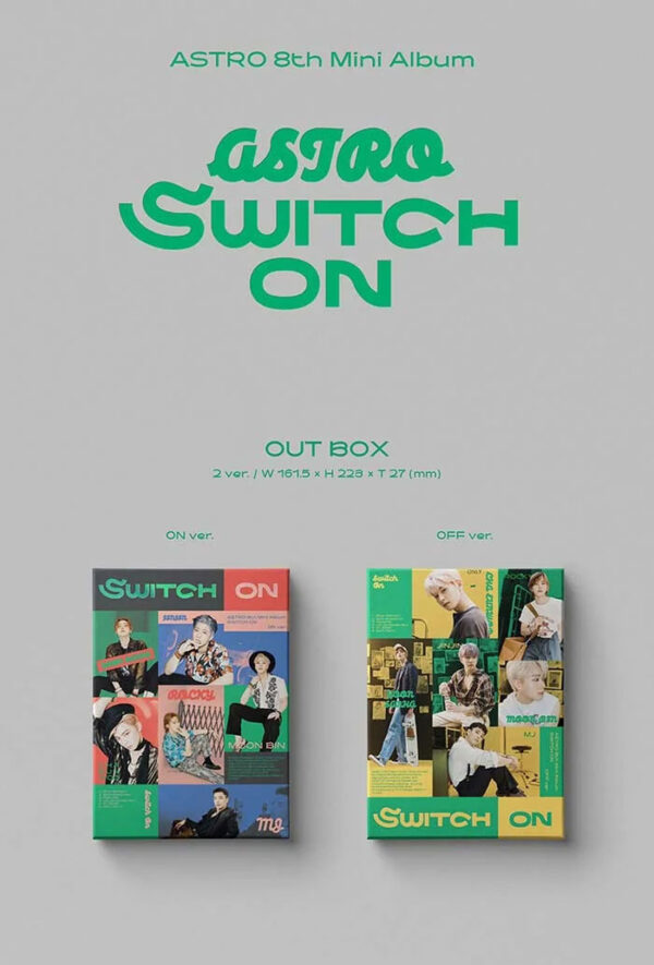 ASTRO - SWITCH ON [8TH MINI ALBUM]  Kaeguli kpop shop albums and merchandise