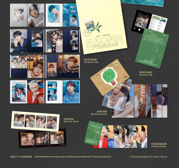 ATEEZ - [2024 SUMMER PHOTOBOOK] PLAY CODE Kaeguli kpop shop albums and merchandise