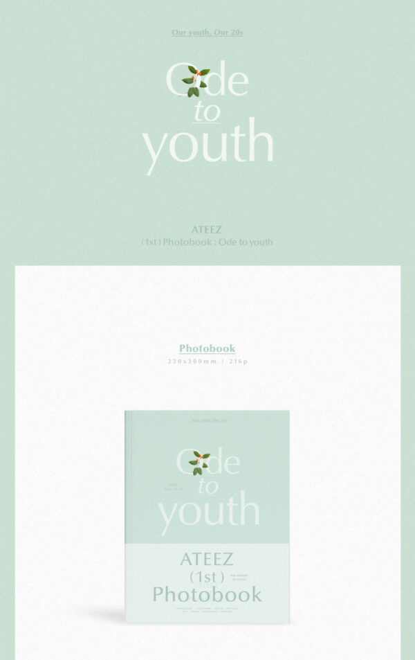 ATEEZ - ATEEZ 1ST PHOTOBOOK [ODE TO YOUTH] kaeguli kpop shop albums and merchandise