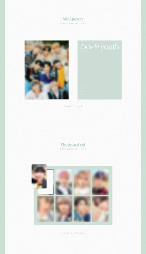 ATEEZ - ATEEZ 1ST PHOTOBOOK [ODE TO YOUTH] kaeguli kpop shop albums and merchandise