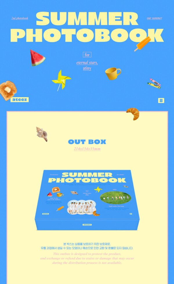 ATEEZ - ATEEZ 2022 SUMMER PHOTOBOOK kaeguli kpop shop albums and merchandise