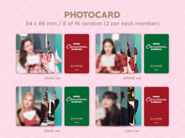 BLACKPINK - [BLACKPINK THE GAME COUPON CARD COLLECTION] 2024 BLACKPINK CHRISTMASkaeguli kpop shop albums and merchandise