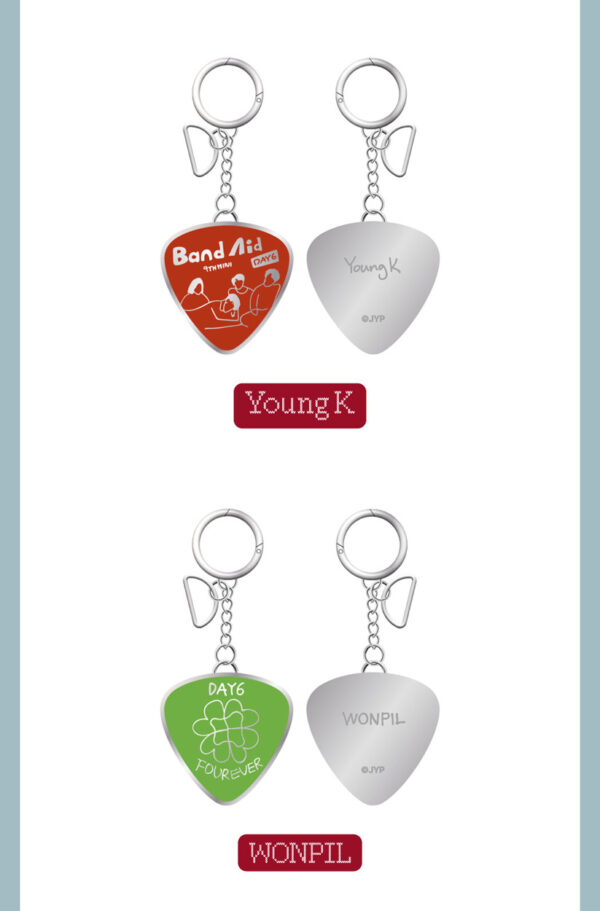 DAY6 - DAY6 2024 Special Concert 'The Present' (METAL PICK KEYRING) (DOWOON) wonpil young k sungjin don pil ke bang kaeguli kpop shop albums and merchandise