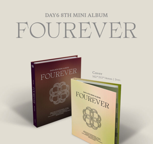 DAY6 - 8TH MINI ALBUM [Fourever] (Random Ver.) a green b brown kaeguli kpop shop albums and merchandise