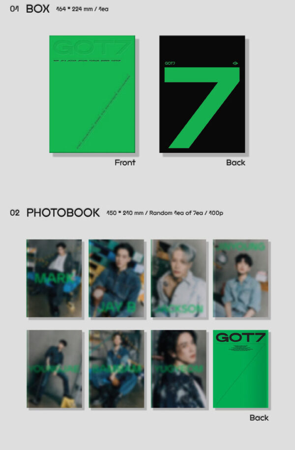 GOT7 - 12TH MINI ALBUM [GOT7] (7 TYPE Random) kaeguli kpop shop albums and merchandise