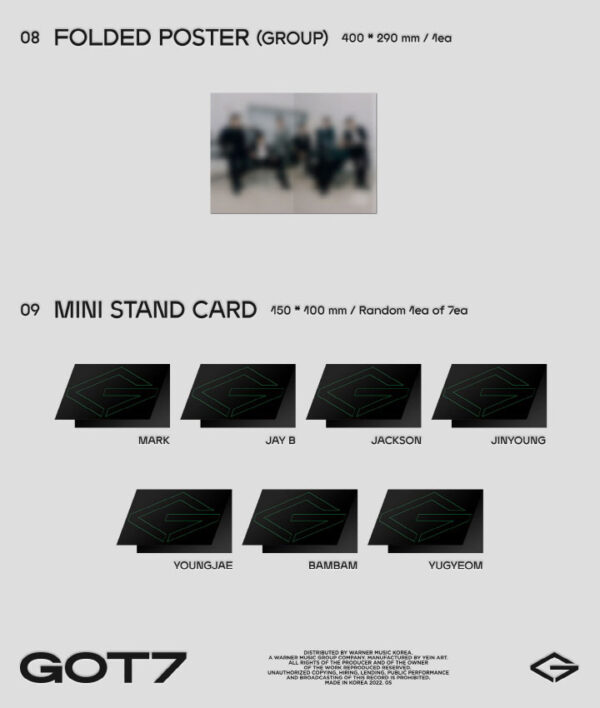 GOT7 - 12TH MINI ALBUM [GOT7] (7 TYPE Random) kaeguli kpop shop albums and merchandise