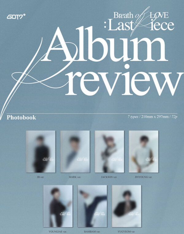 GOT7 - 4TH FULL ALBUM [Breath of Love : Last Piece] (7 TYPE Random) kaeguli kpop shop albums and merchandise