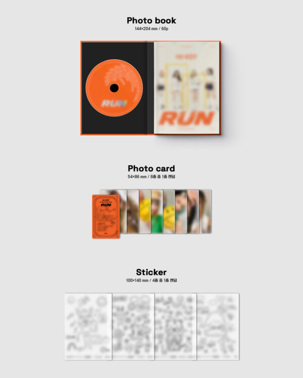 H1-KEY - Single Album [RUN] kaeguli kpop shop albums and merchandise