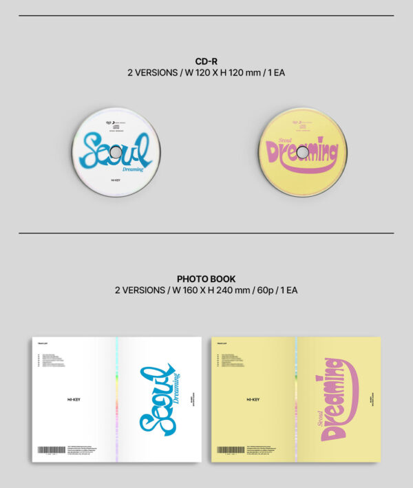H1-KEY - 2nd Mini Album [Seoul Dreaming] kaeguli kpop shop albums and merchandise