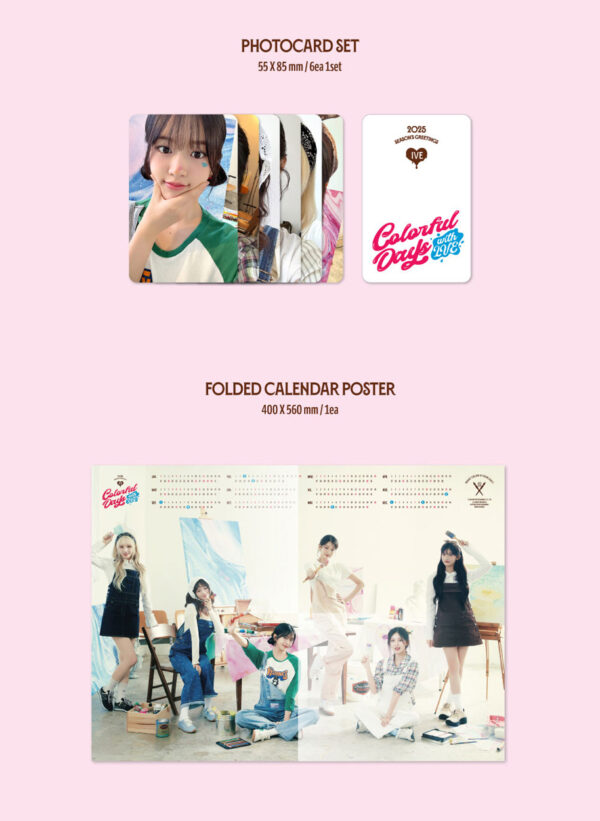 IVE - IVE 2025 SEASON'S GREETINGS [Colorful Days with IVE] kaegui kpop shop albums and merchandise