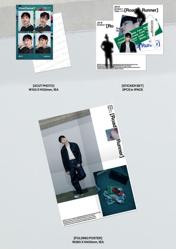 JAY B - JAY B 1st Full Album Archive 1: [Road Runner] (TYPE : until) kaeguli kpop shop albums and merchandise
