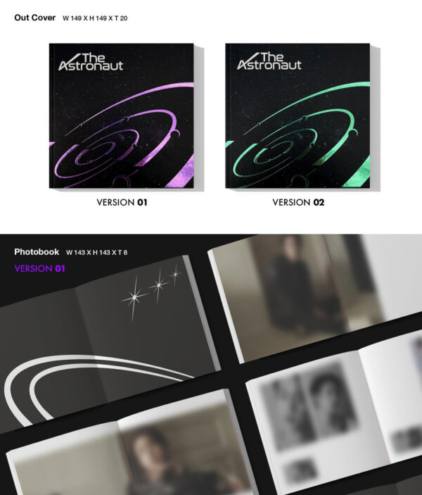 JIN (BTS) - [The Astronaut] (2 TYPE Random) 01 version 02 Version kaeguli kpop shop albums and merchandise