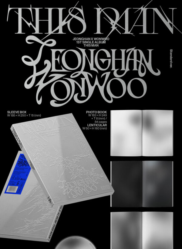 JEONGHAN X WONWOO (SEVENTEEN) - 1ST SINGLE ALBUM [THIS MAN] kaeguli kpop shop albums and merchandise