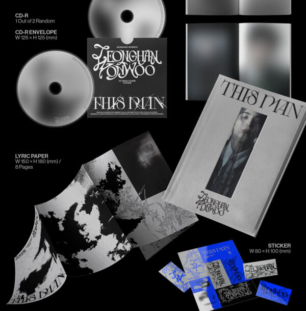 JEONGHAN X WONWOO (SEVENTEEN) - 1ST SINGLE ALBUM [THIS MAN] kaeguli kpop shop albums and merchandise