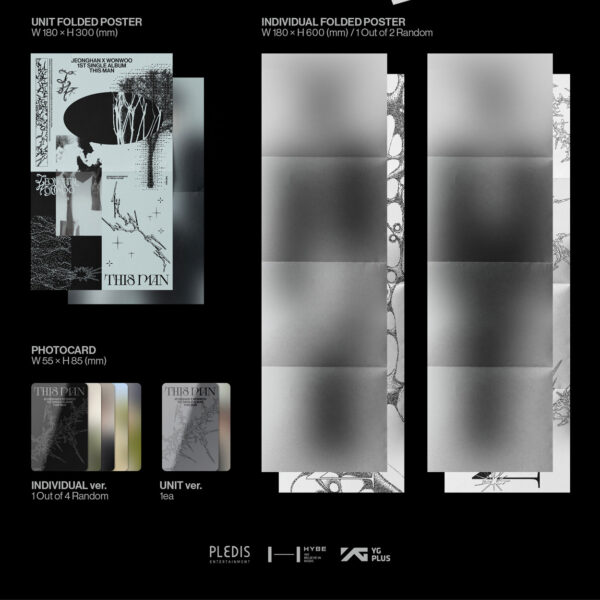 JEONGHAN X WONWOO (SEVENTEEN) - 1ST SINGLE ALBUM [THIS MAN] kaeguli kpop shop albums and merchandise