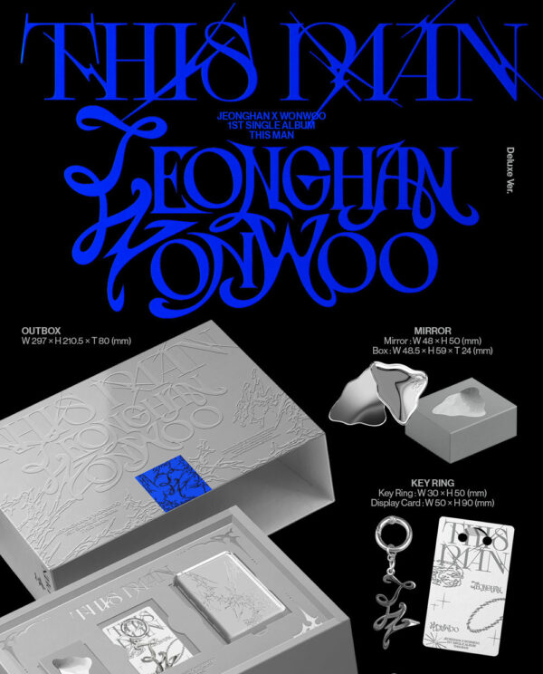 JEONGHAN X WONWOO (SEVENTEEN) - 1ST SINGLE ALBUM [THIS MAN] (Deluxe Ver.) kaeguli kpop shop albums and merchandise