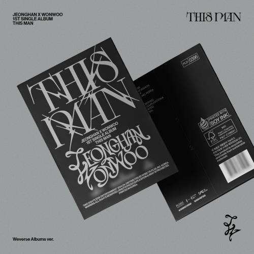 JEONGHAN X WONWOO (SEVENTEEN) - 1ST SINGLE ALBUM [THIS MAN] (Weverse Ver.) kaeguli kpop shop albums and merchandise