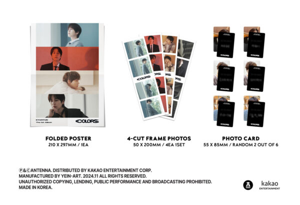 KYUHYUN - KYUHYUN The 1st Album ‘COLORS’ [Photo Book ver.] kaeguli kpop shop albums and merchandise