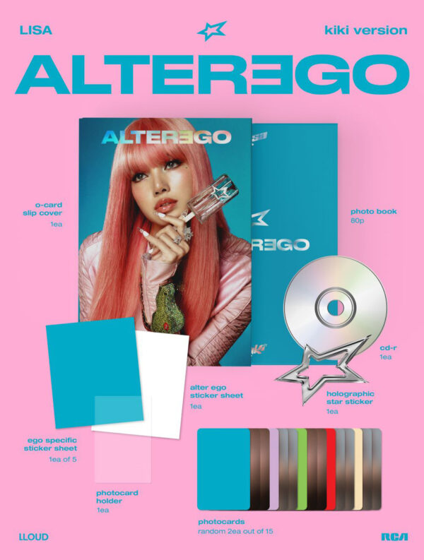 LISA (BLACKPINK) - LISA [Alter Ego –photobook kiki ver.] kaeguli kpop shop albums and merchandise