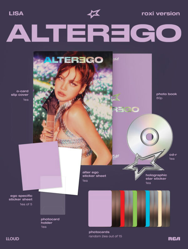 LISA (BLACKPINK) - LISA [Alter Ego –photobook roxi ver.] kaeguli kpop shop albums and merchandise