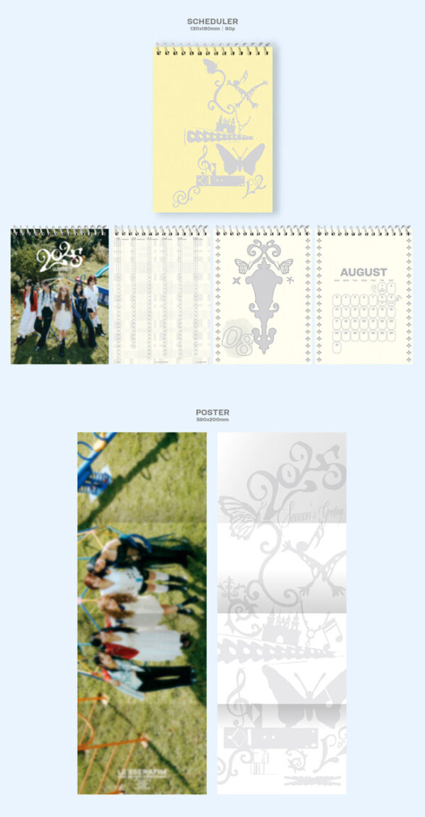 LE SSERAFIM - LE SSERAFIM 2025 SEASON'S GREETINGS kaegui kpop shop albums and merchandise
