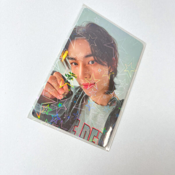 Premium Holographic CPP Photocard Sleeve - [Hologram Star] (SH-05) kaeguli kpop shop albums and merchandise