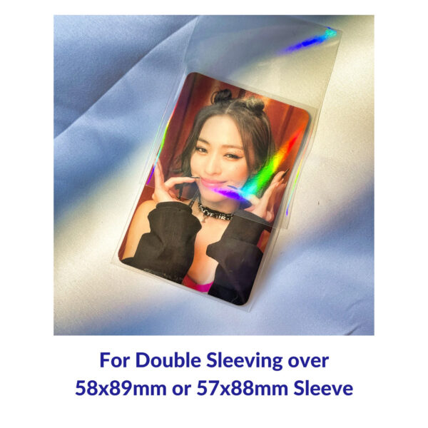 Premium Holographic CPP Photocard Sleeve - [Hologram Rainbow] kaeguli kpop shop albums and merchandise