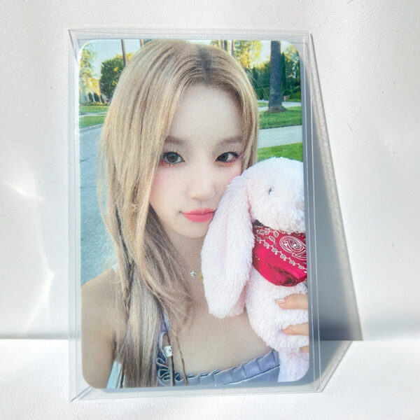 Premium Card Sleeve, 100 Micron Thick, Soft Glow Effect, Durable Kpop Photocard Sleeves - 61x91mm kaeguli kpop shop albums and merchandise