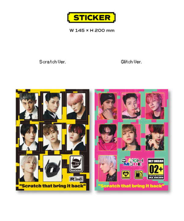 NCT DREAM - The 2nd Album [Glitch Mode] (Photobook Ver.) (Random Ver.) glitch scratch kaeguli kpop shop albums and merchandise