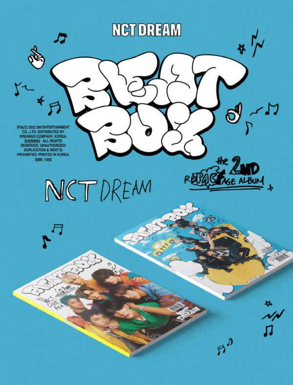 NCT DREAM - The 2nd Album Repackage [Beatbox] (Photobook Ver.) (Random Ver.) new school young star kaeguli kpop shop albums and merchandise