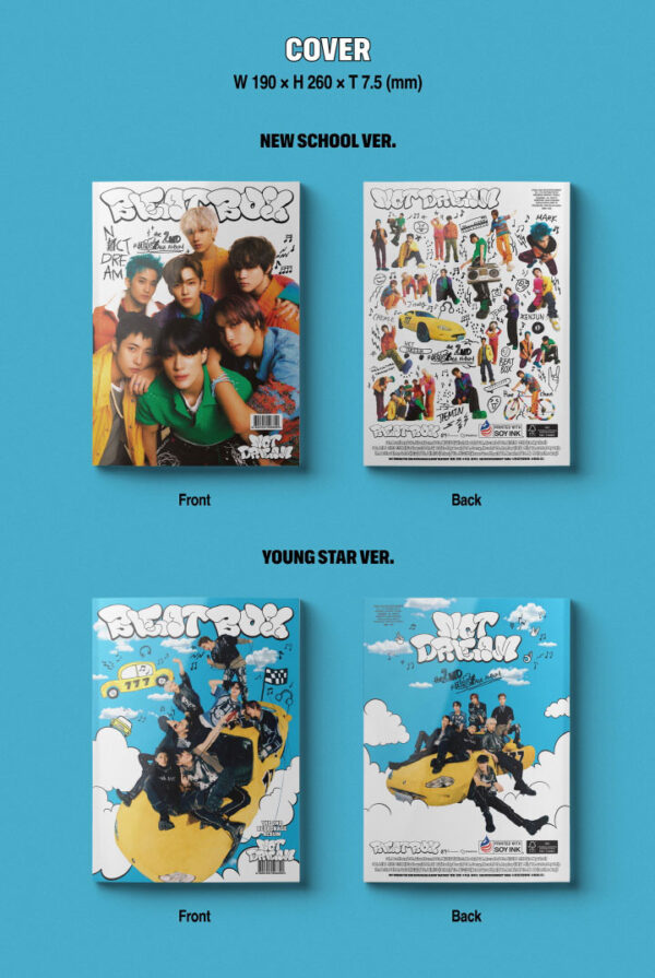NCT DREAM - The 2nd Album Repackage [Beatbox] (Photobook Ver.) (Random Ver.) new school young star kaeguli kpop shop albums and merchandise