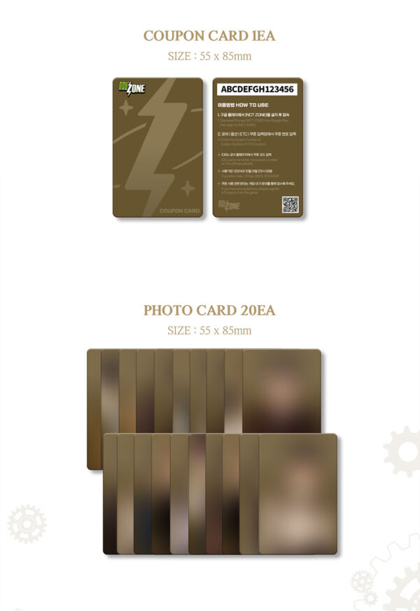 NCT - NCT ZONE COUPON CARD (STEAMPUNK Ver.) kaeguli kpop shop albums and merchandise