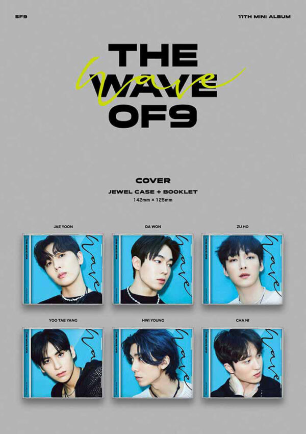 SF9 THE WAVE OF9 [11TH MINI ALBUM] (Jewel Case Ver.) (JAEYOON Ver.) Kaeguli kpop shop albums and merchandise
