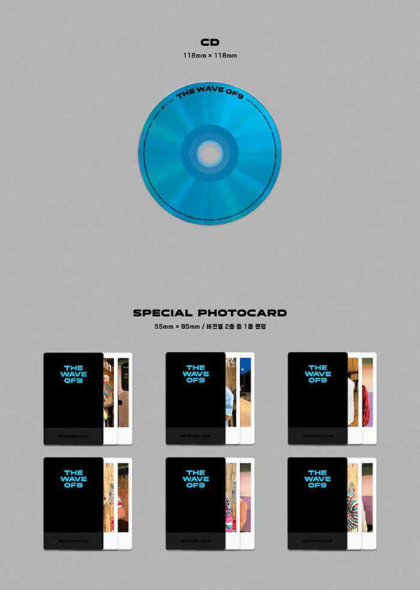 SF9 THE WAVE OF9 [11TH MINI ALBUM] (Jewel Case Ver.) (JAEYOON Ver.) Kaeguli kpop shop albums and merchandise