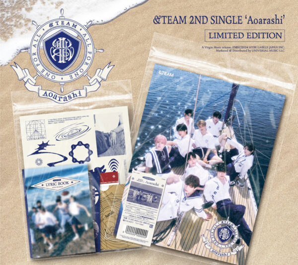 &TEAM - 2nd Single Album [Aoarashi] LIMITED EDITION Kaeguli kpop shop albums and merchandise