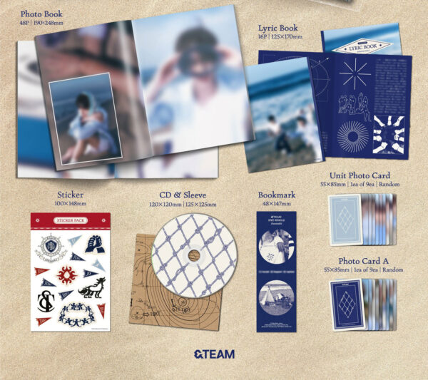 &TEAM - 2nd Single Album [Aoarashi] LIMITED EDITION Kaeguli kpop shop albums and merchandise
