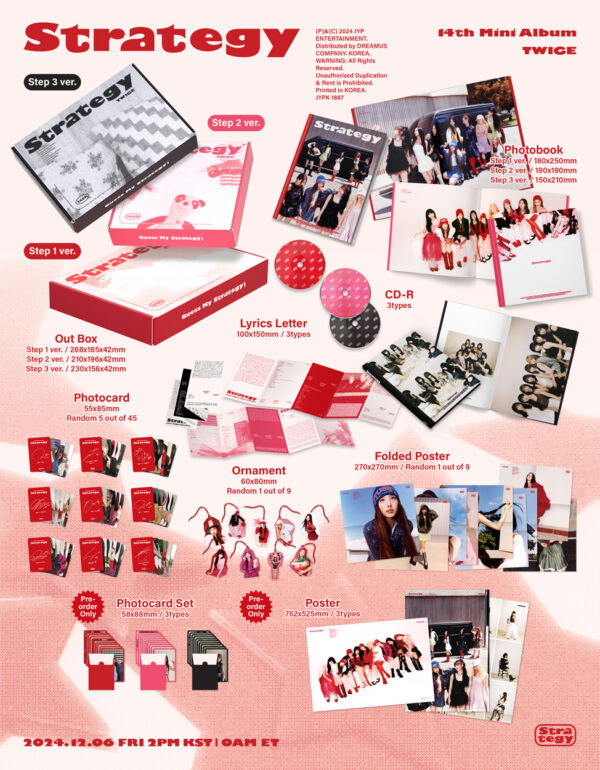 TWICE - 14th Mini Album [STRATEGY]kaeguli kpop shop albums and merchandise