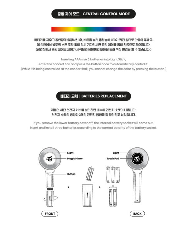 TWICE OFFICIAL LIGHT STICK (CANDYBONG ?) kaeguli kpop shop albums and merchandise