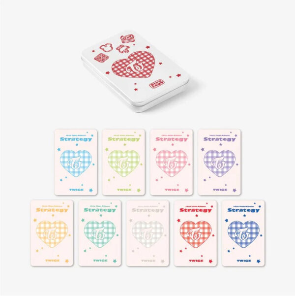 TWICE - TWICE STRATEGY POP-UP In SEOUL (TIN CASE PHOTOCARD SET) kaeguli kpop shop albums and merchandise