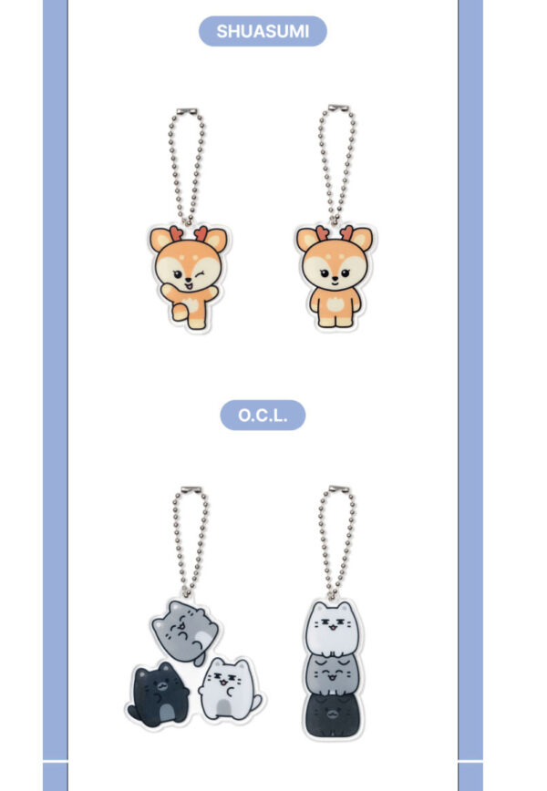 SEVENTEEN - MINITEEN OFFICIAL MD LUCKY DRAW ACRYLIC KEYRING BBOOGYULI chandalee choitcherry doa foxdungee jjongtoram kimja nonver o.c.l ppyopuli shuasumi the palee kaeguli kpop shop official albums and merchandise