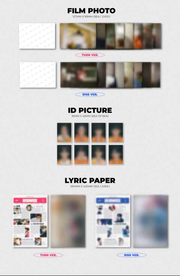 8TURN - The 1st Mini Album [8TURNRISE] turn rise kaeguli kpop shop albums and merchandise