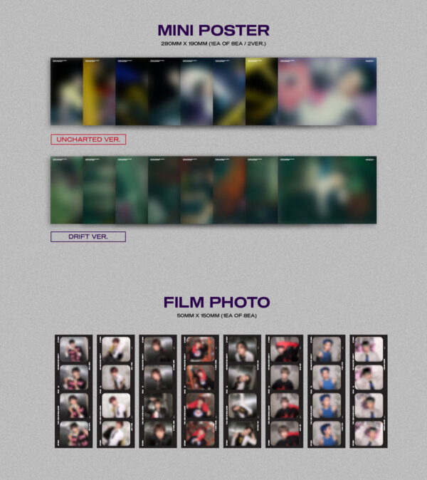 8TURN - 2ND MINI ALBUM [UNCHARTED DRIFT] uncharted drift kaeguli kpop shop albums and merchandise