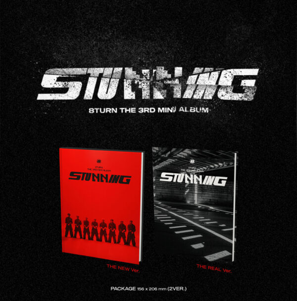 8TURN - 3RD MINI ALBUM [STUNNING] (THE REAL Ver.) kaeguli kpop shop albums and merchanise