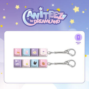 ATEEZ - OFFICIAL MD [ANITEEZ IN DREAMLAND] Keycap Keyring (WISH VER) hope kaeguli kpop shop albums and merchandise