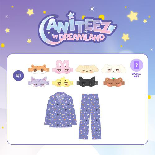 ATEEZ - OFFICIAL MD [ANITEEZ IN DREAMLAND] Pajamas set bbyongMING XL JJONGrami L kaeguli kpop shop albums and merchandise